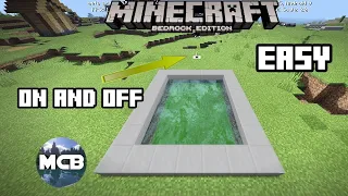 EASY 1.16 AUTOMATIC SWIMMING POOL IN MINECRAFT (BEDROCK EDITION)