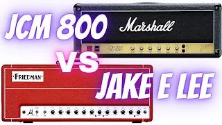 Marshall JCM 800 2203 vs Friedman Jake E Lee JEL-100