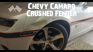 Paintless Dent Repair San Antonio | Camaro SS | Dent Free Image | Crushed Fender