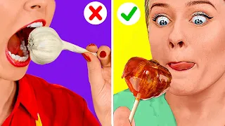 PEGADINHAS GENIAIS COM COMIDA PARA SURPREENDER SEUS AMIGOS! || Top 10 Brincadeiras Por 123 GO! GOLD