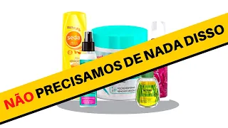 5 produtos para cabelo que são desnecessários | Minimalismo nos cabelos