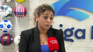 Beatriz Álvarez, presidenta de la Liga F, reconoce que están "frustrados" con las negociaciones