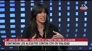 Jimena De La Torre: "El 'Si la tocan a Cristina' no es más que una amenaza"