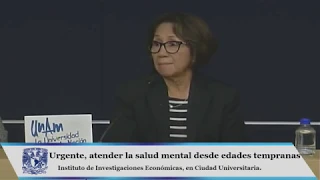 Conferencia de prensa: Urgente, atender la salud mental desde edades tempranas