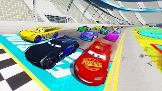 Race Disney Pixar Cars 3 Next Gen Florida 500 - McQueen Jackson Storm Cruz Ramirez Ryan Laney