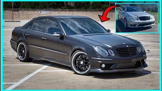 Building a Mercedes E55 AMG in 10 Minutes!