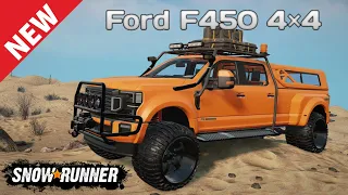 New Truck Ford F450 4×4 In SnowRunner Season 9 @TIKUS19