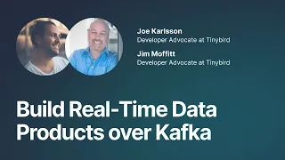 Build Real-Time Data Products over Kafka