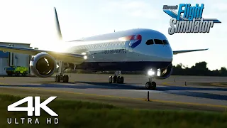 Microsoft Flight Simulator 2020 | British Airways 787-10 | Landing At Seattle Airport | 4K