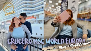 MSC World Europa/ Viajando en el barco más grande de #msc / #2vlog
