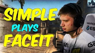 S1MPLE PLAYS FACEIT ON MIRAGE | CALYX, NGIN, OSKAR, CHRISJ, SEIZED, K1TO | 2017.05.23.