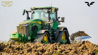 |John Deere 8RX 370 & Ermo Spev 5/145| Massignani| Aratura 2023|