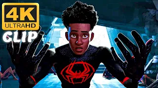 Across The Spider Verse - Spider Society Chase ||4K Ultra HD Scene ||