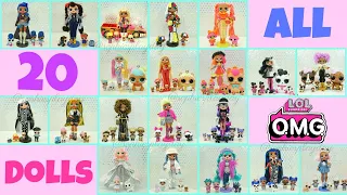 LOL Surprise OMG Dolls Complete Set With Families Series 1-2 Winter Disco Lights Amazing Surprise