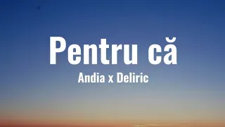 Andia x Deliric - Pentru că | Versuri