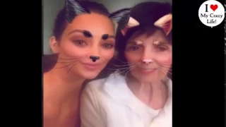 kim kardashian with her grandmother