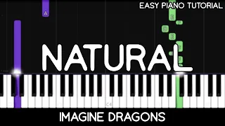 Imagine Dragons - Natural (Easy Piano Tutorial)