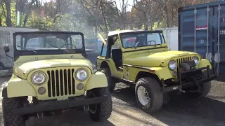 Rick Riley's World! #62-63 Two! 1973 CJ5 Yellow Jeeps!