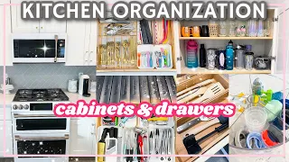 ULTIMATE KITCHEN CABINET + DRAWER ORGANIZATION IDEAS! Organize with me!
