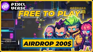 PixelVerse GameNFT Kiếm Tiền Miễn Phí Mới 2024 | Lật Đổ Pixel ?