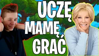 😮Uczę MAMĘ GRAĆ w FORTNITE *wygrała grę ?!*😂