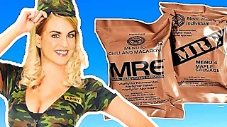 Irish Girl Tries American Army Food For the First Time