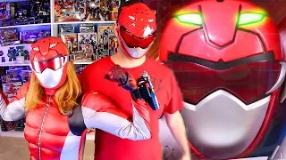 Beast Morphers Red Ranger Training Set & Power Rangers Halloween Costume Review