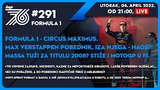Lap 76 No.291 | F1:Circus Maximus | Verstappen pobednik, iza njega-haos | Massa tuži za titulu 2008?