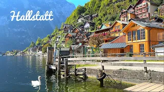 [4K]🇦🇹Hallstatt, Austria: A picturesque Swan Village🦢, one of the world's most popular places🏰 2023