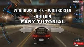 Need For Speed Underground Windows 10 Fix + Widescreen Tutorial 2022 ENGLISH + NEW LINK “Subscribe”