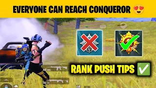 😱 Everyone Can Reach Conqueror | Solo Conqueror Rank Push Tips and Tricks 🔥