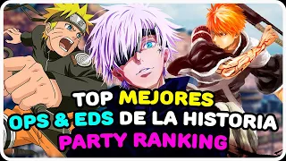 Top 100 Best Anime Openings and Endings | Party Rank