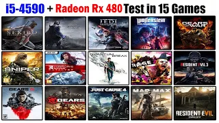 Radeon Rx 480 4gb | Test On 15 Games  | intel i5-4590 | 16GB Ram | Ultra Settings | 1080p |