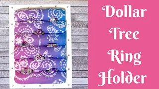 Everyday Crafting: Dollar Tree Ring Holder