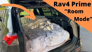 Toyota Rav4 Prime 1st Road Trip + Car Camping W/ Room Mode