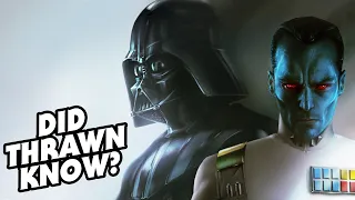 Did Grand Admiral Thrawn Know Darth Vader Was Anakin Skywalker - Star Wars Explained #Shorts