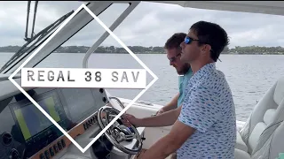 Driving My Dream Boat -  Regal 38 SAV