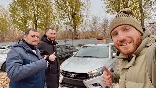 Lada Vesta СЕДАН Cross Luxe Prestige на вариаторе уехала в Северную Осетию!