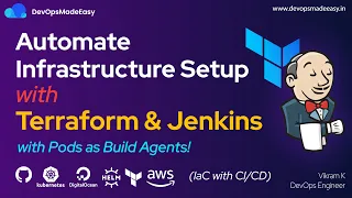 How to Use Terraform and Jenkins to Automate Infrastructure Setup | Run Terraform Scripts in Pods