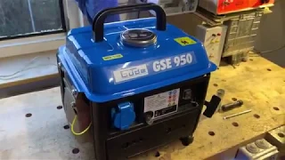 Güde GSE 950 Stromgenerator Belastungstest und heftiger Spannungabfall