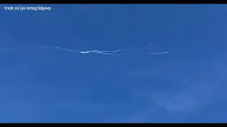 Video shows Chinese spy balloon being shot down off the Carolina coast