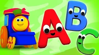 trem de abc abc | vídeo de aprendizagem | caricatura educacional | Bob The Train | ABC For Kids