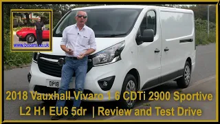 2018 Vauxhall Vivaro 1 6 CDTi 2900 Sportive L2 H1 EU6 5dr DP18VFK | Review and Test Drive