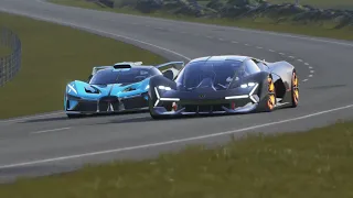 Lamborghini Terzo Millennio vs Bugatti Bolide at Highlands
