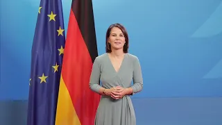 Grußbotschaft von Außenministerin Annalena Baerbock zum Tag der deutschen Einheit 2023