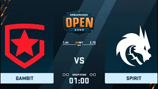 Gambit vs Spirit BO3 | DreamHack Open January 2021 by @LeniniwTv & @tafatv