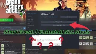 How to Delete ALL Mods! (EASY) Fresh Start - GTA 5 Mods