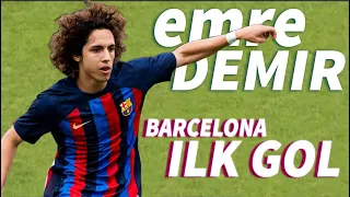 Emre Demir Barcelona’da ilk Golünü attı | Emre Demir vs UE La Jonquera İlk Maç Performansı HD