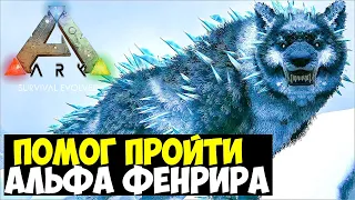 ПОМОГ ПОДПИСЧИКУ ПРОЙТИ БОССА В ARK! БИТВА С АЛЬФА ФЕНРИРОМ  НА PVPVE Small Tribes X5 НЕОФ АРК