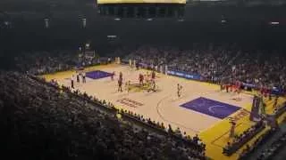 All-Time Lakers vs All-Time Bulls in NBA 2K15 (Highlights)